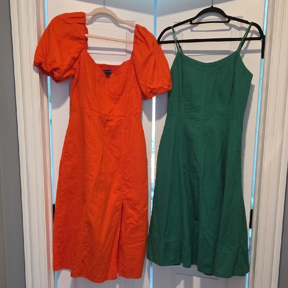 2 dresses = Banana Republic